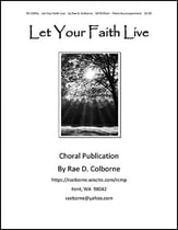 Let Your Faith Live SATB choral sheet music cover